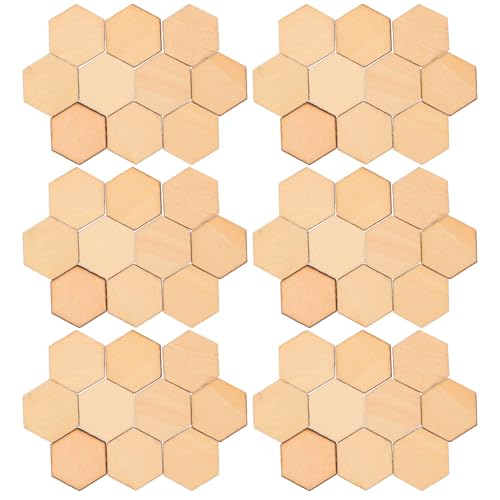 Uonlytech 100Stück Sechseckige Holzornamente Buchenholz Dekoration für Hochzeit Geburtstag und Weihnachten DIY Bastelarbeiten und Kreative Gestaltungen Uonlytech 100Stück Sechseckige Holzornamente Buchenholz Dekoration für Hochzeit Geburtstag und Weihnachten DIY Bastelarbeiten und Kreative Gestaltungen von Uonlytech