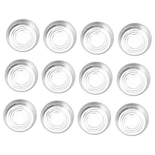 Uonlytech 100Stücke Aluminium Kerzenhalter Leere Kerzenschalen für DIY Kerzenherstellung Langlebig und Sicher für Verschiedene Wachstypen zum Gießen Uonlytech 100Stücke Aluminium Kerzenhalter Leere Kerzenschalen für DIY Kerzenherstellung Langlebig und Sicher für Verschiedene Wachstypen zum Gießen von Uonlytech