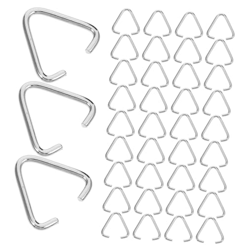 Uonlytech 100Stücke Dreieckige Biegeringe Einfache Verbindung für Schmuckherstellung DIY Projekte Schlüsselanhänger und Anhänger Robuste Eisenringe Benutzerfreundlich und Vielseitig Uonlytech 100Stücke Dreieckige Biegeringe Einfache Verbindung für Schmuckherstellung DIY Projekte Schlüsselanhänger und Anhänger Robuste Eisenringe Benutzerfreundlich und Vielseitig von Uonlytech