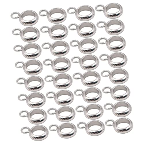 Uonlytech 100Stücke Kautionperlen Spacer DIY Schmuckzubehör für Armbänder Halsketten und Schlüsselanhänger Innenmaß Außenmaß Höhe Uonlytech 100Stücke Kautionperlen Spacer DIY Schmuckzubehör für Armbänder Halsketten und Schlüsselanhänger Innenmaß Außenmaß Höhe von Uonlytech