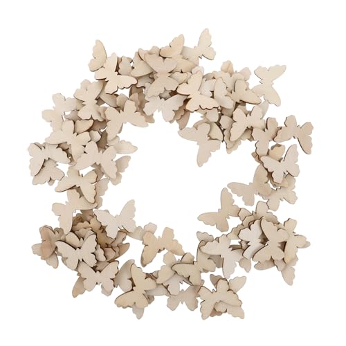 Uonlytech 100Stücke Leere Holzscheiben für DIY Bastelprojekte Runde Holzverzierungen Unbehandeltem Holz Kinderkunst und Dekorationen Uonlytech 100Stücke Leere Holzscheiben für DIY Bastelprojekte Runde Holzverzierungen Unbehandeltem Holz Kinderkunst und Dekorationen von Uonlytech