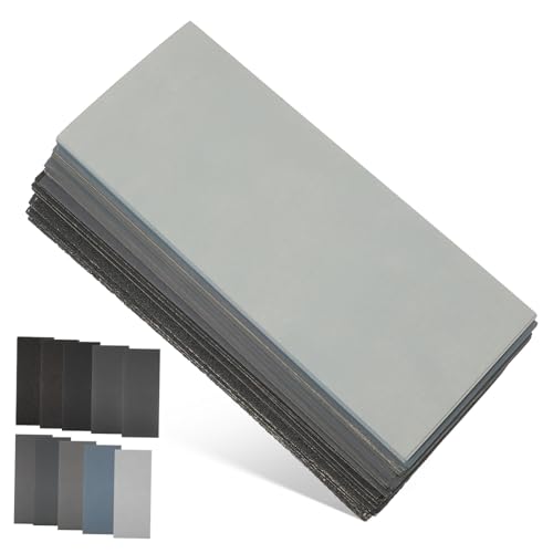 Uonlytech 100Stücke Schleifpapier Nass und Trockenschliff Körnung für Möbel Vielseitige Schleifblätter für Holzbearbeitung und Autopolitur Leicht und Tragbar Uonlytech 100Stücke Schleifpapier Nass und Trockenschliff Körnung für Möbel Vielseitige Schleifblätter für Holzbearbeitung und Autopolitur Leicht und Tragbar von Uonlytech