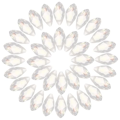 Uonlytech 100Stücke Wasserfall Glasperlen für Schmuckherstellung Abstandshalter und DIY Projekte Langlebige und Leichte Perlen für Kreative Designs Uonlytech 100Stücke Wasserfall Glasperlen für Schmuckherstellung Abstandshalter und DIY Projekte Langlebige und Leichte Perlen für Kreative Designs von Uonlytech