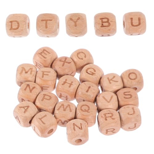 Uonlytech 104 Stück Buchstabenperlen für Alphabet Brief Bastelperlen aus Holz Holzperlen basteln armband herstellung kit perlen a-z lose Perlen Buchstaben-Holzperlen Buchstaben Perlen Buche Uonlytech 104 Stück Buchstabenperlen für Alphabet Brief Bastelperlen aus Holz Holzperlen basteln armband herstellung kit perlen a-z lose Perlen Buchstaben-Holzperlen Buchstaben Perlen Buche von Uonlytech