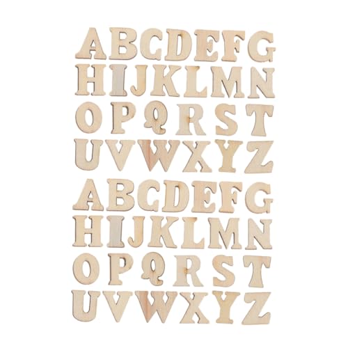 Uonlytech 104 Stück Teiliges Naturholz Buchstabenrohlinge für DIY Bastelprojekte Glatte Oberfläche Vielseitig Verwendbar für Wanddekoration Geschenkkarten Hochzeit und Scrapbooking Uonlytech 104 Stück Teiliges Naturholz Buchstabenrohlinge für DIY Bastelprojekte Glatte Oberfläche Vielseitig Verwendbar für Wanddekoration Geschenkkarten Hochzeit und Scrapbooking von Uonlytech