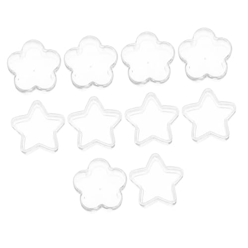 Uonlytech 10Er-Boxen Aufbewahrungskiste Behälter Schmuck Lagerung von Komponenten mit klein Lager räumen klare Perle Plastik Transparent Uonlytech 10Er-Boxen Aufbewahrungskiste Behälter Schmuck Lagerung von Komponenten mit klein Lager räumen klare Perle Plastik Transparent von Uonlytech