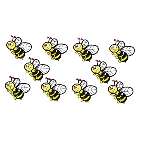 Uonlytech 10Stücke Bienen Stickerei Patches Aufnäher für Kleidung DIY Stoffaufkleber Bestickte Flicken für Jacken Shirts Taschen Langlebig und Praktisch zum Verschönern Uonlytech 10Stücke Bienen Stickerei Patches Aufnäher für Kleidung DIY Stoffaufkleber Bestickte Flicken für Jacken Shirts Taschen Langlebig und Praktisch zum Verschönern von Uonlytech