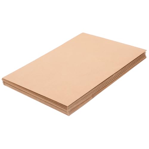 Uonlytech 10Stücke Dokumentenmappe Kraftpapier Ordner Aktenordner für Büro Schule Einsteckmappe mit Einfachem Zugriff Stabil und Langlebig zur Aufbewahrung Wichtiger Unterlagen von Uonlytech