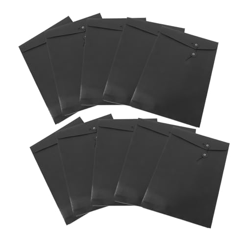 Uonlytech 10Stücke Kraftpapier Umschläge mit Schnurverschluss Dokumenten Organizer Robuste Aktenumschläge für Büro und Zuhause Langlebiges Kraftpapier für Rechnungen Uonlytech 10Stücke Kraftpapier Umschläge mit Schnurverschluss Dokumenten Organizer Robuste Aktenumschläge für Büro und Zuhause Langlebiges Kraftpapier für Rechnungen von Uonlytech