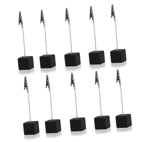 Uonlytech 10Stücke Memo Clip Halter für Fotos Notizen Schwarze Klammern aus für Büro und Zuhause Höhe Praktische Tischständer für Begrenzten Platz Uonlytech 10Stücke Memo Clip Halter für Fotos Notizen Schwarze Klammern aus für Büro und Zuhause Höhe Praktische Tischständer für Begrenzten Platz von Uonlytech