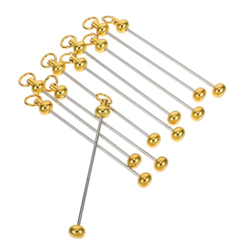 Uonlytech 10Stücke Metall Schlüsselanhänger Perlenstangen Leere DIY Riegel für Schmuckherstellung Schlüsselanhänger Zubehör Bastelideen für Uonlytech 10Stücke Metall Schlüsselanhänger Perlenstangen Leere DIY Riegel für Schmuckherstellung Schlüsselanhänger Zubehör Bastelideen für von Uonlytech