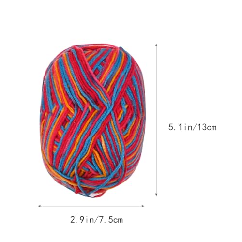 Uonlytech 10Stücke Milchwolle Garn Farbverlauf Baumwollgarn für Häkeln und Stricken Warm und Weich für Pullover Hüte und Schals DIY Projekte von Uonlytech