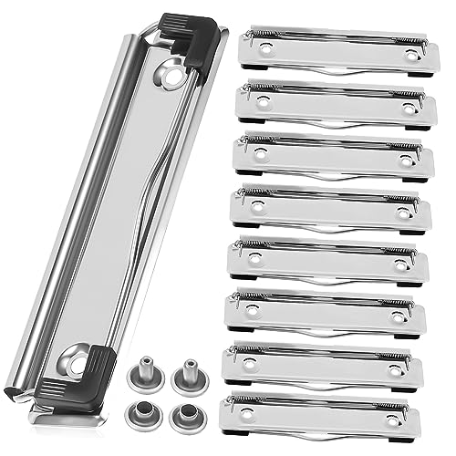 Uonlytech 10Stücke Montierbare Zwischenablage Clips mit Federn Dokumentenhalter für Berichte Menüs Zeichnungen Rutschfeste Ecken für Büro und Schule Uonlytech 10Stücke Montierbare Zwischenablage Clips mit Federn Dokumentenhalter für Berichte Menüs Zeichnungen Rutschfeste Ecken für Büro und Schule von Uonlytech