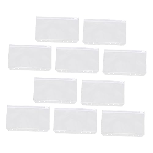 Uonlytech 10Stücke PVC Zipper Binder Wasserdichte Durchsichtige Lose für Dokumente Namenskarten und Rechnungen Praktische Aufbewahrungslösung Uonlytech 10Stücke PVC Zipper Binder Wasserdichte Durchsichtige Lose für Dokumente Namenskarten und Rechnungen Praktische Aufbewahrungslösung von Uonlytech
