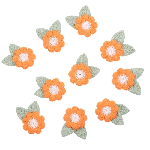 Uonlytech 10Stücke Teiliges Bestickte Blumenapplikationen für DIY Kleidung Patches zur Personalisierung von Kleidung Taschen und Kostümen zum Reparieren und Verschönern von Uonlytech