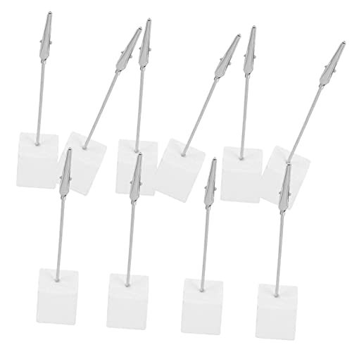 Uonlytech 10Stücke Teiliges Cube Basis Memo Halter Crocodile Clip für Büro und Zuhause zur Organisation von Notizen Fotos und Dokumenten Silberfarben Uonlytech 10Stücke Teiliges Cube Basis Memo Halter Crocodile Clip für Büro und Zuhause zur Organisation von Notizen Fotos und Dokumenten Silberfarben von Uonlytech