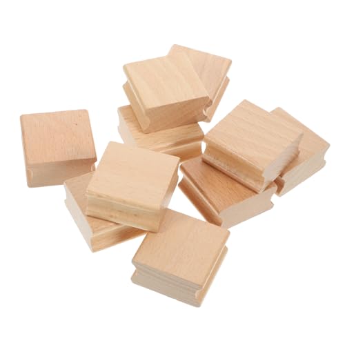 Uonlytech 10Stücke Teiliges Hölzerne DIY Briefmarken Quadratholz Stempel für Bastelprojekte Langlebig und Sicher für Personalisieren von Karten und Einladungen Uonlytech 10Stücke Teiliges Hölzerne DIY Briefmarken Quadratholz Stempel für Bastelprojekte Langlebig und Sicher für Personalisieren von Karten und Einladungen von Uonlytech