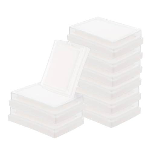 Uonlytech 10Stücke Teiliges Leeres DIY Tintenpolster Multifunktionale Stempelkissen für Hochdichtes Stempelkissen für Scrapbooking und Handwerksprojekte von Uonlytech
