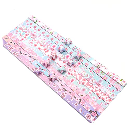 Uonlytech 11 Packungen Pack Doppelseitiges Origami Papier für Faltbare Sterne Kreative Diy Bastelmaterialien für Mädchen Verschiedenen Farben von Uonlytech