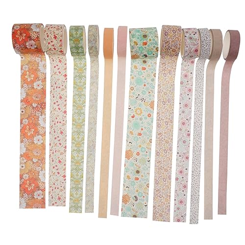 Uonlytech 12 Rollen Dekoratives Washi Tape Diy Klebeband für Scrapbooking Journaling und Bastelprojekte für und Dekoration Uonlytech 12 Rollen Dekoratives Washi Tape Diy Klebeband für Scrapbooking Journaling und Bastelprojekte für und Dekoration von Uonlytech