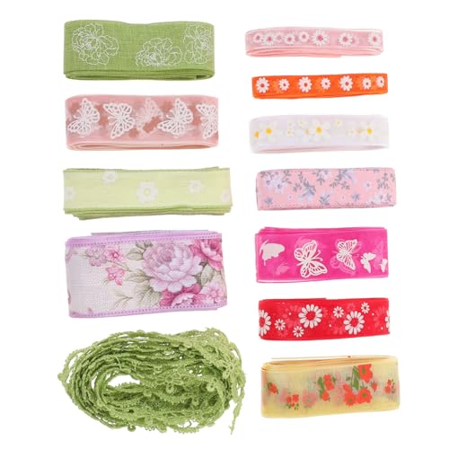Uonlytech 12 Rollen Geschenkband für DIY Cuttable Kleidung Band für Feste Multifunktionales Bastelmaterial für Dekoration und Geschenkverpackung Uonlytech 12 Rollen Geschenkband für DIY Cuttable Kleidung Band für Feste Multifunktionales Bastelmaterial für Dekoration und Geschenkverpackung von Uonlytech