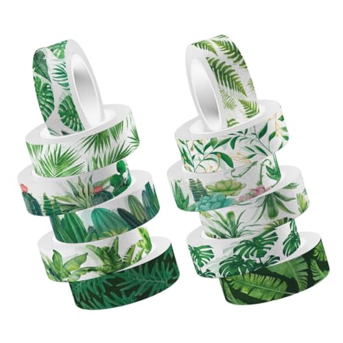 Uonlytech 12 Rollen Pflanzenband Farbig Dekoratives Klebeband Zeitschriftenzubehör Dekoration Blumenband Dekorative Bandblätter Washi-tape-shop Buch Washi Tape Scrapbooking Tape Aufkleber Uonlytech 12 Rollen Pflanzenband Farbig Dekoratives Klebeband Zeitschriftenzubehör Dekoration Blumenband Dekorative Bandblätter Washi-tape-shop Buch Washi Tape Scrapbooking Tape Aufkleber von Uonlytech