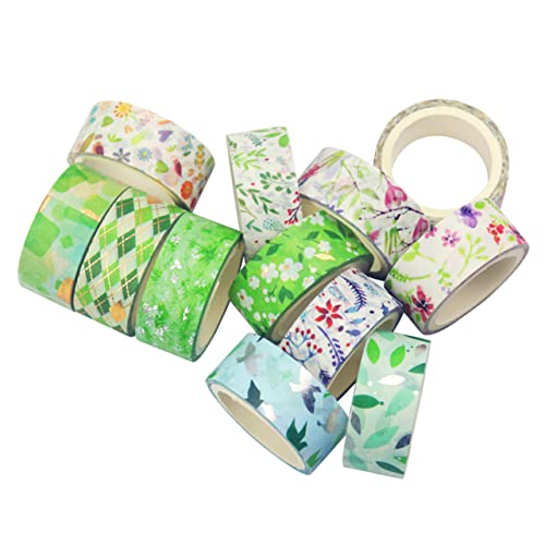 Uonlytech 12 Rollen Washi Tape Dekoratives Klebeband für Scrapbooking Journals und Diy Projekte Floral Muster Einfache Handhabung Praktisch für Bastelarbeiten Uonlytech 12 Rollen Washi Tape Dekoratives Klebeband für Scrapbooking Journals und Diy Projekte Floral Muster Einfache Handhabung Praktisch für Bastelarbeiten von Uonlytech