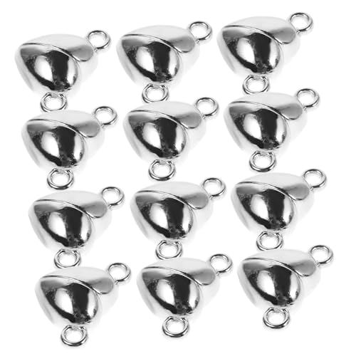 Uonlytech 12 Sätze Schmuck-magnetschnalle Sterne-kühlschrankmagnete Magnetischer Herzanhänger Magnetische Schmuckverschlüsse Mit Herz Glasanhänger Für Die Schmuckherstellung Silver Legierung Uonlytech 12 Sätze Schmuck-magnetschnalle Sterne-kühlschrankmagnete Magnetischer Herzanhänger Magnetische Schmuckverschlüsse Mit Herz Glasanhänger Für Die Schmuckherstellung Silver Legierung von Uonlytech