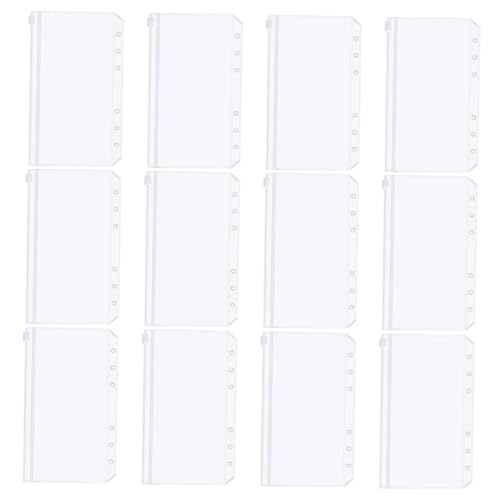 Uonlytech 12 Stück Binder Reißverschlussbeutel dokumentieren Taschen mit Reißverschluss Verpackung Mappen mit Taschen und Zacken Datei Ordnerteiler mit Taschen Reißverschlussbeutelbeutel PVC Uonlytech 12 Stück Binder Reißverschlussbeutel dokumentieren Taschen mit Reißverschluss Verpackung Mappen mit Taschen und Zacken Datei Ordnerteiler mit Taschen Reißverschlussbeutelbeutel PVC von Uonlytech