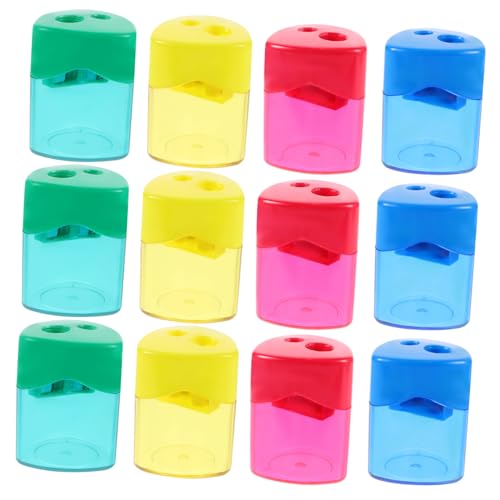 Uonlytech 12 Stück Bleistiftschärfer Anspitzer Bleistift Bleistiftzubehör Werkzeuge zum Anspitzen von Bleistiften Plastik Uonlytech 12 Stück Bleistiftschärfer Anspitzer Bleistift Bleistiftzubehör Werkzeuge zum Anspitzen von Bleistiften Plastik von Uonlytech