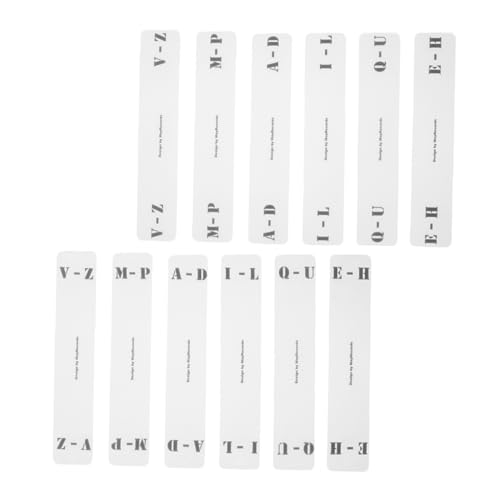 Uonlytech 12 Stück Klassifizierungs -Tag -Karte Vinyl Trennwände für Schallplatten Veranstalter Alphabet aufzeichnen Trennzeichen Horizontaler Label-Record-Organizer Plattenorganisator Acryl Uonlytech 12 Stück Klassifizierungs -Tag -Karte Vinyl Trennwände für Schallplatten Veranstalter Alphabet aufzeichnen Trennzeichen Horizontaler Label-Record-Organizer Plattenorganisator Acryl von Uonlytech