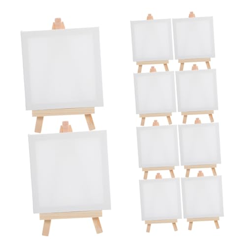 Uonlytech 12 Stück Kleine Malrahmen mit Ständern DIY für Projekte Stabiler Easel für Dekoration für Hobbyisten Uonlytech 12 Stück Kleine Malrahmen mit Ständern DIY für Projekte Stabiler Easel für Dekoration für Hobbyisten von Uonlytech