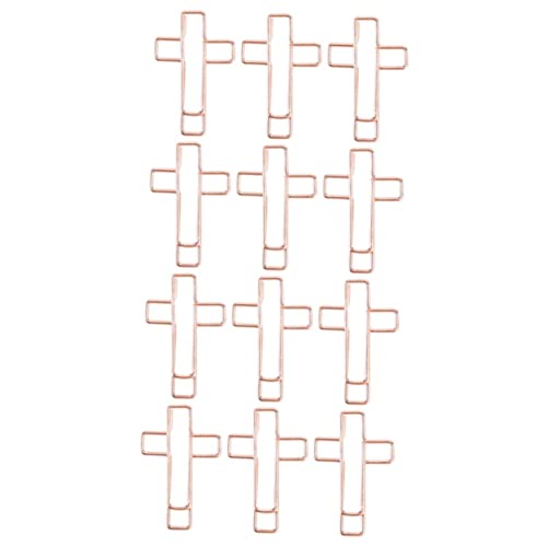Uonlytech 12 Stück Kreuz Büroklammern Metall Lesezeichen Clips für und Notizen für Büro Schule Kirche und Zuhause Uonlytech 12 Stück Kreuz Büroklammern Metall Lesezeichen Clips für und Notizen für Büro Schule Kirche und Zuhause von Uonlytech