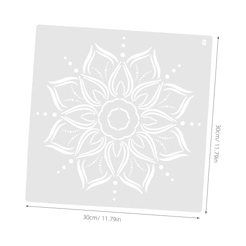 Uonlytech 12 Stück Mandala -Malvorlage große Schablonen für Wände Malerei Wand Malvorlagen Boden Malschablonen aus Kunststoff Mandala-Schablonen DIY -Schablonen das Haustier Uonlytech 12 Stück Mandala -Malvorlage große Schablonen für Wände Malerei Wand Malvorlagen Boden Malschablonen aus Kunststoff Mandala-Schablonen DIY -Schablonen das Haustier von Uonlytech