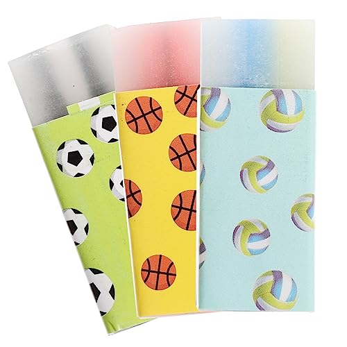 Uonlytech 12 Stück Radiergummis Für Bulk Fußball-radiergummi Kleiner Basketball Kinderbasketball Kinderspielzeug Mini Für Kugelradierer Für Pvc von Uonlytech