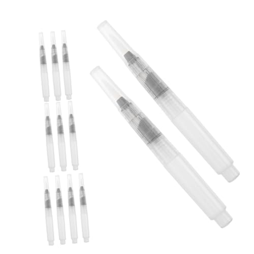 Uonlytech 12 Stück Stift Zur Wasserspeicherung Pinselstift Nachfüllen Pinsel Mit Feiner Spitze Aquarellstift Für Stifte Für Aquarellmalerei Transparent Nylon Uonlytech 12 Stück Stift Zur Wasserspeicherung Pinselstift Nachfüllen Pinsel Mit Feiner Spitze Aquarellstift Für Stifte Für Aquarellmalerei Transparent Nylon von Uonlytech