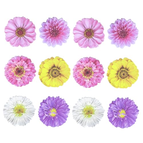Uonlytech 12 Stück Teiliges Blumen Memo Selbstklebende Haftnotizen für Schüler und Büro Langlebige Notizzettel mit Dekorativen Blütenmustern Praktisch für Nachrichten Archivierung To Do von Uonlytech