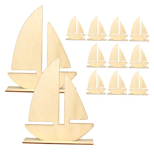 Uonlytech 12 Stück Teiliges DIY Holzset Segelboot Rohlinge zum Bemalen und Basteln Leichte Glatte Holzscheiben für Kreative Handarbeiten für Grußkarten Tischdeko und Kunstprojekte Uonlytech 12 Stück Teiliges DIY Holzset Segelboot Rohlinge zum Bemalen und Basteln Leichte Glatte Holzscheiben für Kreative Handarbeiten für Grußkarten Tischdeko und Kunstprojekte von Uonlytech