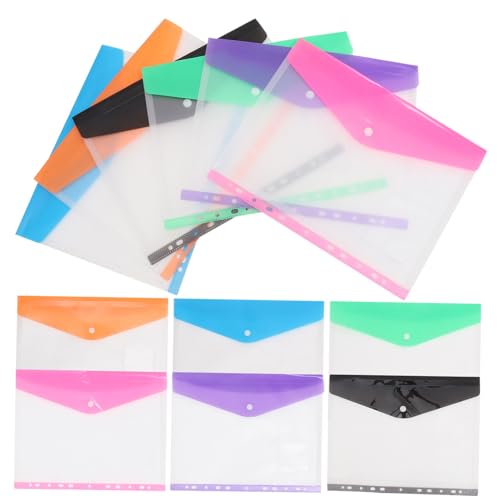 Uonlytech 12 Stück Teiliges Dokumentenmappe mit Druckknopf Wasserdichte und Transparente Datei Organizer für Büro und Schule zur Aufbewahrung von Unterlagen und Büromaterialien Uonlytech 12 Stück Teiliges Dokumentenmappe mit Druckknopf Wasserdichte und Transparente Datei Organizer für Büro und Schule zur Aufbewahrung von Unterlagen und Büromaterialien von Uonlytech