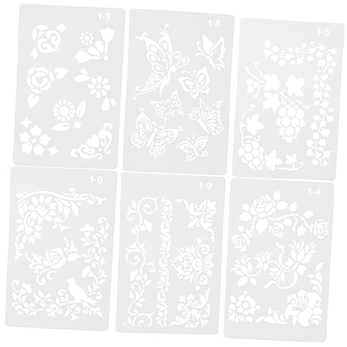 Uonlytech 12 Stück Teiliges Malvorlagen für Wiederverwendbare Schablonen für Zeichnungen für Diy Projekte Schulprojekte Fantasie und Kreativität Uonlytech 12 Stück Teiliges Malvorlagen für Wiederverwendbare Schablonen für Zeichnungen für Diy Projekte Schulprojekte Fantasie und Kreativität von Uonlytech