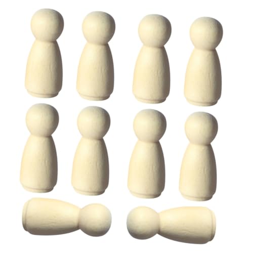 Uonlytech 12 Stück Teiliges Mini Holzpuppen DIY zum Bemalen Leichte Hölzerne Figuren für Puppenhäuser Dekorative Miniatur Ornamente Handgefertigte Holzfiguren für Kreative Bastelprojekte Uonlytech 12 Stück Teiliges Mini Holzpuppen DIY zum Bemalen Leichte Hölzerne Figuren für Puppenhäuser Dekorative Miniatur Ornamente Handgefertigte Holzfiguren für Kreative Bastelprojekte von Uonlytech
