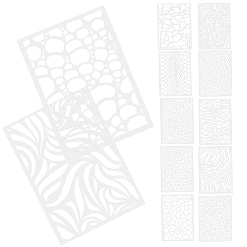 Uonlytech 12 Stück Teiliges Pet Schablonen mit Leopardenmuster Wiederverwendbar und Robust für DIY Wandgestaltung Malprojekte und Kreative Dekorationen bei Party und Festen Uonlytech 12 Stück Teiliges Pet Schablonen mit Leopardenmuster Wiederverwendbar und Robust für DIY Wandgestaltung Malprojekte und Kreative Dekorationen bei Party und Festen von Uonlytech