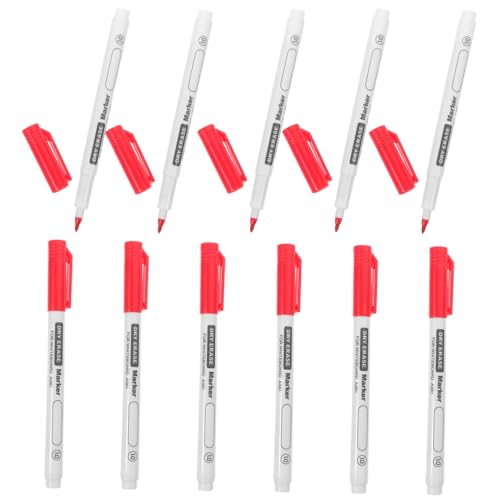 Uonlytech 12 Stück Teiliges Whiteboard Marker Feine Spitze Abwischbare Markierstifte für Schule und Büro Glatt Schreibend Trocken Abwischbar für Whiteboards im Klassenzimmer und Zuhause von Uonlytech