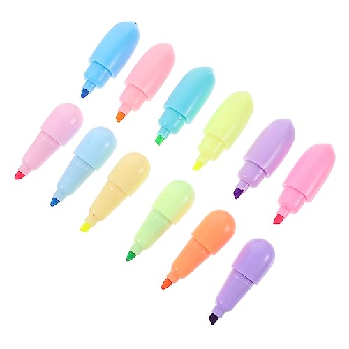 Uonlytech 12 Stück Textmarker Schreibwaren Markierungen Farbglitter Highlighter Stift Stifte entzückende Marker bunte Highlighter Marker für Highlight Mini-Marker Markierung hervorheben pp Uonlytech 12 Stück Textmarker Schreibwaren Markierungen Farbglitter Highlighter Stift Stifte entzückende Marker bunte Highlighter Marker für Highlight Mini-Marker Markierung hervorheben pp von Uonlytech