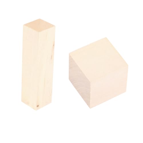 Uonlytech 12 Stück Unbearbeitete Holzblöcke Diy Holzmaterial für Kunstprojekte für Malerei Handwerk und Dekoration Uonlytech 12 Stück Unbearbeitete Holzblöcke Diy Holzmaterial für Kunstprojekte für Malerei Handwerk und Dekoration von Uonlytech