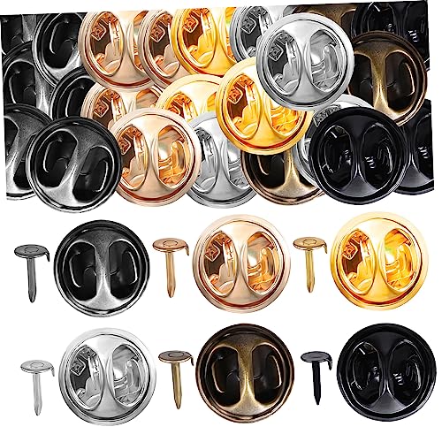 Uonlytech 120 Sätze Teiliges Metall Schmetterlingskupplung Anstecknadeln mit Blanken Pin Rückseiten Stabile Leichte Eisenverschlüsse zum Sicheren Befestigen für Diy Bastelprojekte und Uonlytech 120 Sätze Teiliges Metall Schmetterlingskupplung Anstecknadeln mit Blanken Pin Rückseiten Stabile Leichte Eisenverschlüsse zum Sicheren Befestigen für Diy Bastelprojekte und von Uonlytech