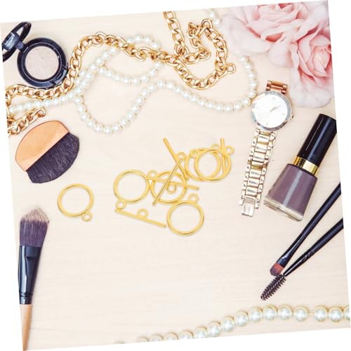 Uonlytech 120 Sätze Teiliges Schmuckverschlüsse aus Legierung Inklusive Toggle verschlüsse und Offene Ringe Leichte Metallverbinder für DIY Armbänder Halsketten Schmuckzubehör Geeignet für Uonlytech 120 Sätze Teiliges Schmuckverschlüsse aus Legierung Inklusive Toggle verschlüsse und Offene Ringe Leichte Metallverbinder für DIY Armbänder Halsketten Schmuckzubehör Geeignet für von Uonlytech