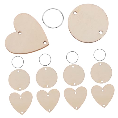 Uonlytech 120 Stück Teiliges Holzscheiben mit Löchern Runde Holzanhänger und Schlüsselringe Zubehör für Hölzernen Geburtstags und Erinnerungs Board Kalender für DIY Bastelprojekte und Uonlytech 120 Stück Teiliges Holzscheiben mit Löchern Runde Holzanhänger und Schlüsselringe Zubehör für Hölzernen Geburtstags und Erinnerungs Board Kalender für DIY Bastelprojekte und von Uonlytech