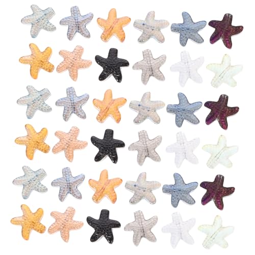 Uonlytech 120Stücke Seestern Glasperlen Lose Perlen für DIY Schmuck Dekorative Abstandshalter für Armbänder Ohrringe und Mehr Uonlytech 120Stücke Seestern Glasperlen Lose Perlen für DIY Schmuck Dekorative Abstandshalter für Armbänder Ohrringe und Mehr von Uonlytech