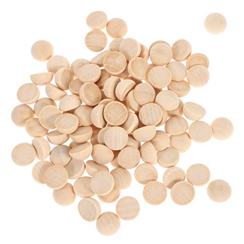 Uonlytech 120Stücke Unbehandelte Holzperlen für DIY Handwerk Halbe Holzperlen für Bastelprojekte Vielseitige Holzperlen Robustem Material für Schmuck und Dekoration Uonlytech 120Stücke Unbehandelte Holzperlen für DIY Handwerk Halbe Holzperlen für Bastelprojekte Vielseitige Holzperlen Robustem Material für Schmuck und Dekoration von Uonlytech